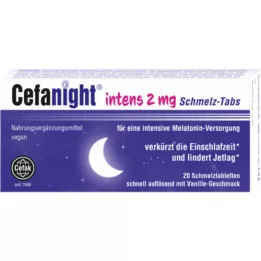 CEFANIGHT Intent 2 mg of Schmelz-Tabs, 20 pcs