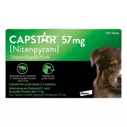 CAPSTAR 57 mg tablets for large dogs, 1 pc