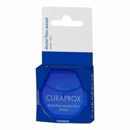 Curaprox DF 834 dental floss waxed mint dispenser, 50 m