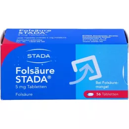 FOLSÄURE STADA 5 mg tablets, 56 pcs