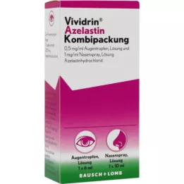 VIVIDRIN Azelastin Kombip. 0,5 mg / ml ATR+ 1 mg / ml de Nas, 1 P