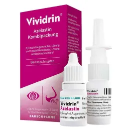 Vividrin® Azelastine combination pack for hay fever &amp; allergies, 1 p
