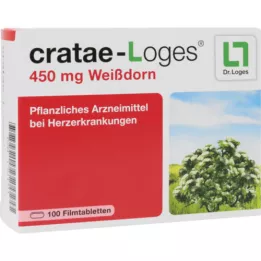 CRATAE-LOGES 450 mg hawthorn film -coated tablets, 100 pcs
