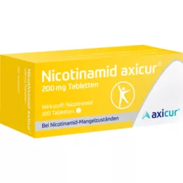 NICOTINAMID Axicur 200 mg tablets, 100 pcs