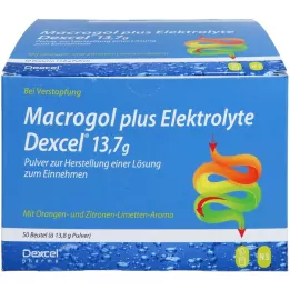 MACROGOL plus electrolytes Dexcel 13.7 g PLE, 50 pcs