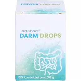LACTOBACT DARM DROPS chewable tablets, 60 pcs
