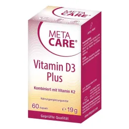 Meta Care Vitamin D3 Plus 10,000 IU + 80 µg K2 capsules, 60 pcs