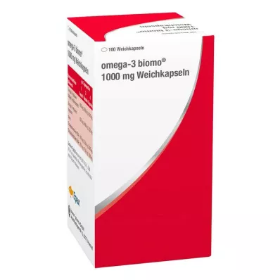 OMEGA-3 BIOMO 1000 mg soft capsules, 100 pcs