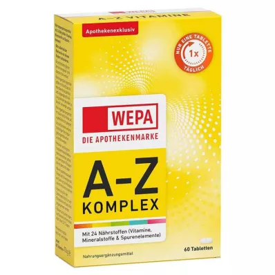WEPA A-Z complex tablets, 60 pcs WEPA A-Z complex tablets, 60 pcs