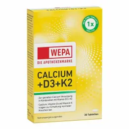 Wepa Calcium + D3 + K2 tablets, 30 pcs