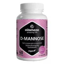 D-MANNOSE HOCHDOSIERT vegan capsules, 60 pcs