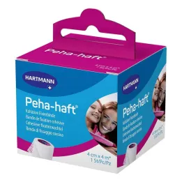 Peha-Haft fixing bandage 4 cmx4 m, 1 piece