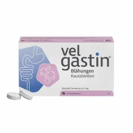 Velgastin flatulence chewable tablets, 20 pcs