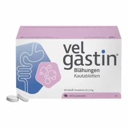 Velgastin flatulence chewable tablets, 100 pcs