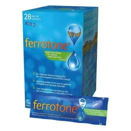 Ferrotone natural iron plus vitamin C apple bag, 28X25 ml