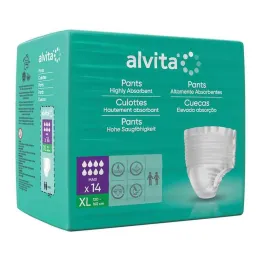 Alvita Incontinence Pants Maxi XL, 14 pcs