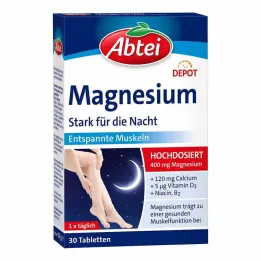 Abbey Magnesium Strong for the Night Depot Tablets, 30 pcs