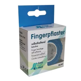 UM EASYPLAST Finger patch self-adhesive 2.5 cm x 5 m blue, 1 piece