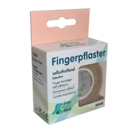 UM EASYPLAST Finger plaster self-adhesive 2.5 cm x 5 m beige, 1 piece