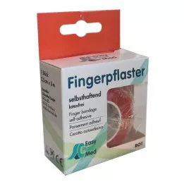 UM EASYPLAST Finger patch self-adhesive 2.5 cm x 5 m red, 1 piece