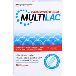 MULTILAC Intestinal synbiotic gastric juice capsules, 10 pcs