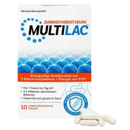 Multilac Synbiotic gastro-resistant capsules, 10 pcs