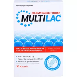 MULTILAC Intestinal synbiotic gastric juice capsules, 30 pcs