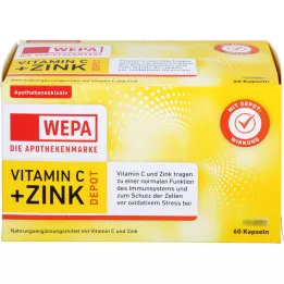 WEPA Vitamin C+Zinc Capsules, 60 pcs
