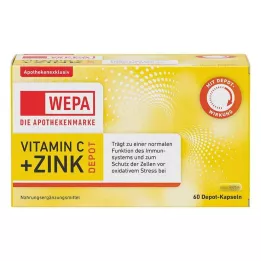 WEPA Vitamin C+Zinc capsules, 60 pcs