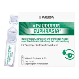 Visiodoron Euphrasia eye drops in monodoses, 10X0.4 ml