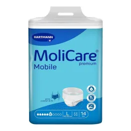 Molicare Premium Mobile 6 drops size L, 14 pcs