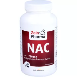 NAC 750 mg high quality N-Acetyl-L-Cysteine Kps, 120 pcs