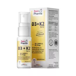 VITAMIN D3+K2 1000 IU spray, 25 ml