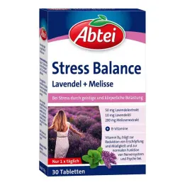 Abbey Stress Balance Lavender + Melissa Tablets Tf (30 pieces)