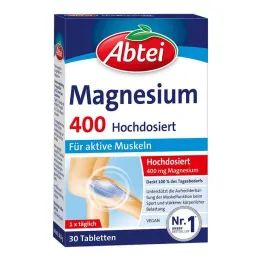 Abbey Magnesium 400 high-dose tablets, 30 pcs