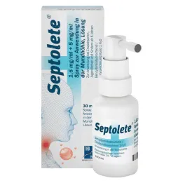Septolete 1.5 mg/ml + 5 mg/ml spray, 30 ml