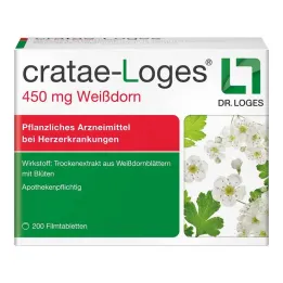 cratae-Loges 450 mg hawthorn film-coated tablets, 200 pcs