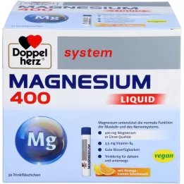 DOPPELHERZ Magnesium 400 Liquid System Trinkamp., 30 pcs