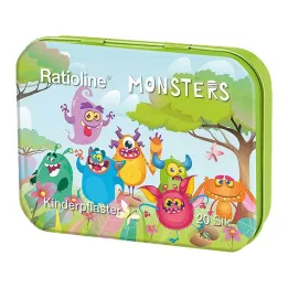Ratioline childrens plaster strips 3 sizes tin box, 20 pieces