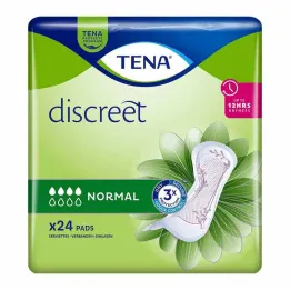 TENA® discreet normal pads for incontinence, 24 pieces