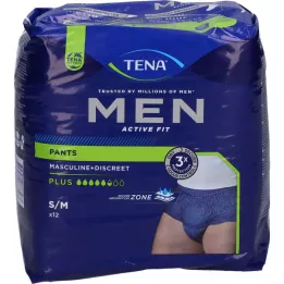 TENA MEN Act.Fit Incontinence Pants Plus S/M blue, 12 pcs