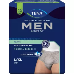 TENA MEN Act.Fit Incontinence Pants Norm.L/XL gray, 10 pcs