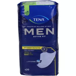 TENA MEN Active Fit Level 2 incontinence pads, 20 pieces