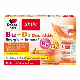 Doppelherz B12 + D3 Duo Active Drinking Ampoules, 8 pcs