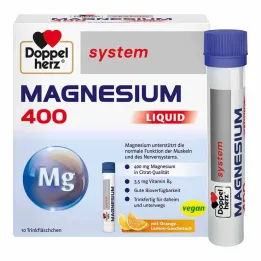 Doppelherz Magnesium 400 Liquid system drinking ampoule, 10 pcs