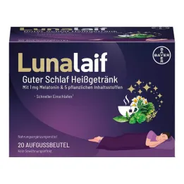 Lunalaif Good Sleep Hot Drink Sachets, 20 pcs