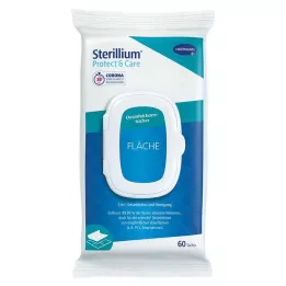 STERILLIUM Protect &amp; Care surface disinfectant wipes, 60 pcs