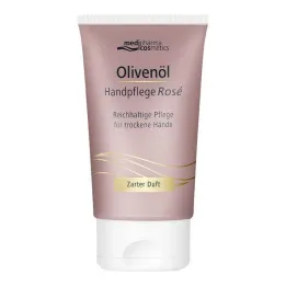 Olive oil hand care cream rose, 50 ml