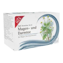 H&amp;S® stomach and intestinal tea filter bags, 20X2.0 g
