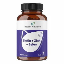 Biotin + Zinc + Selenium for Skin Hair & Nails Capsules, 120 pcs